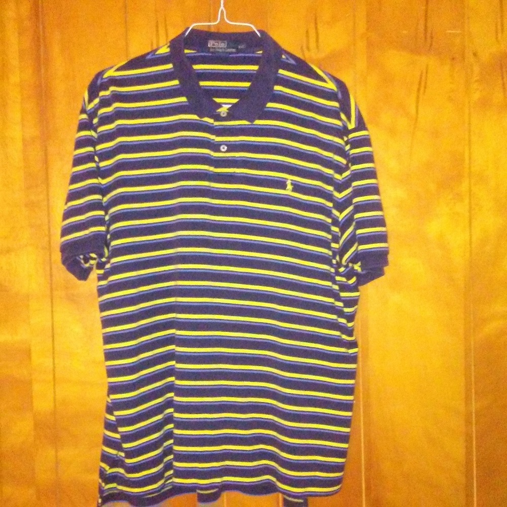 Polo By Ralph Lauren Stripe Shirt Size XXL